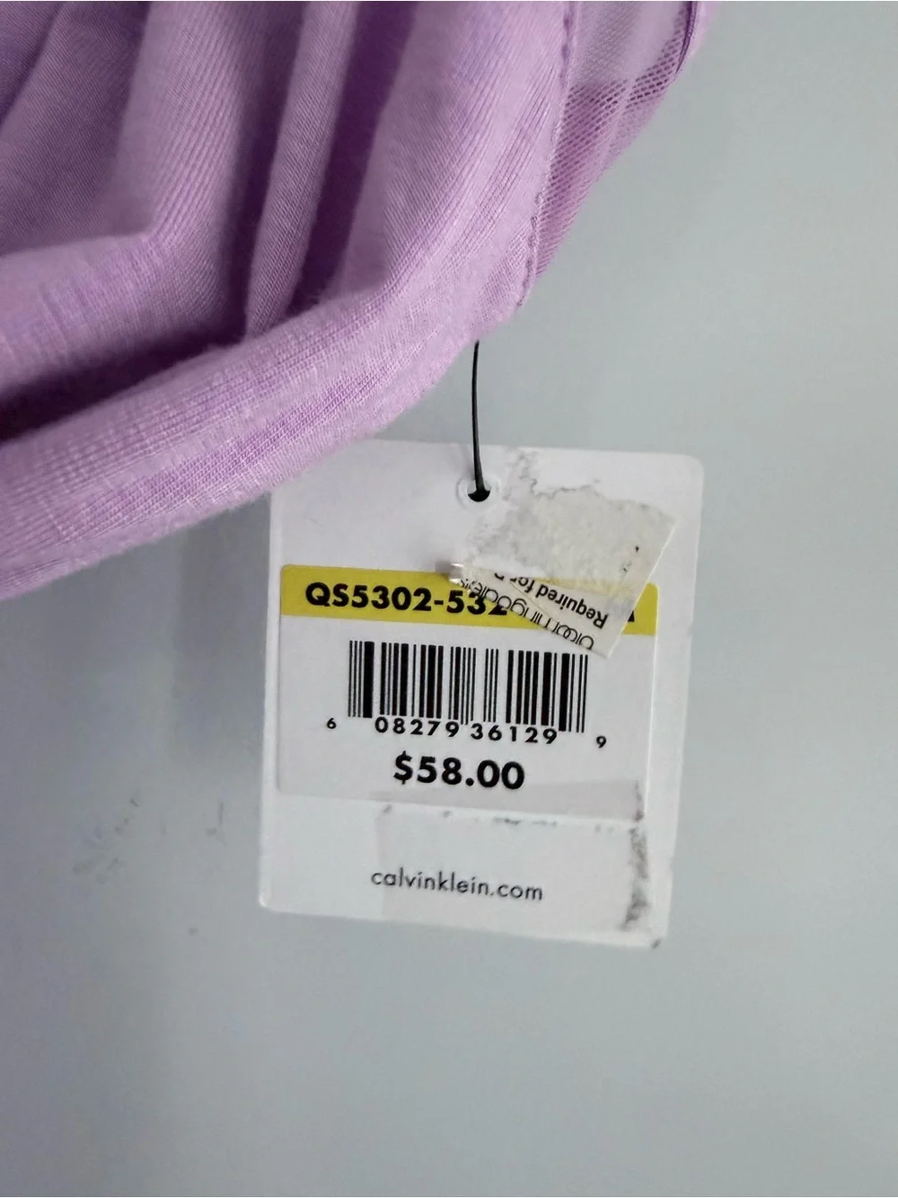 Calvin Klein Invisibles Mesh Chemise Nightgown Lilac Purple Dusk Sleepwear M NWT - Picture 6 of 15